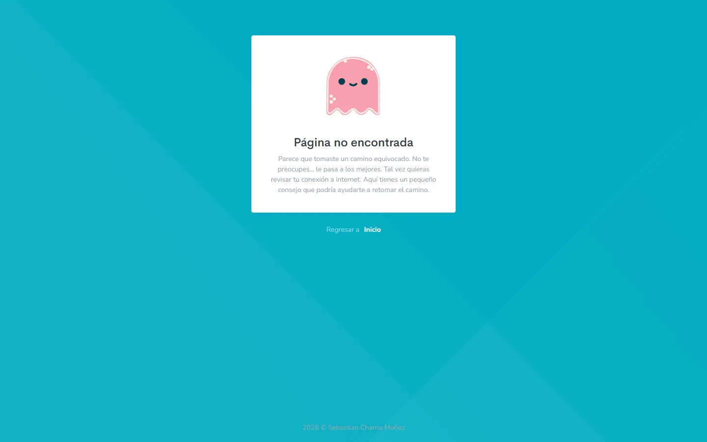 Pantalla de gestión del perfil del administrador.
